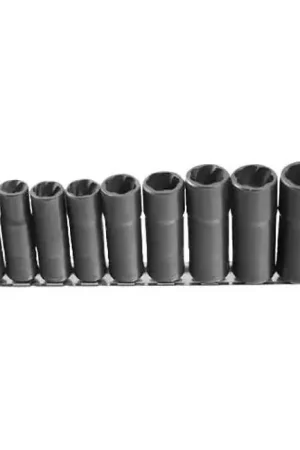 Time-Limited Ken-Tool 30109 - 3/8 in. Drive Twist Socket Set On Rail (9 Pcs)