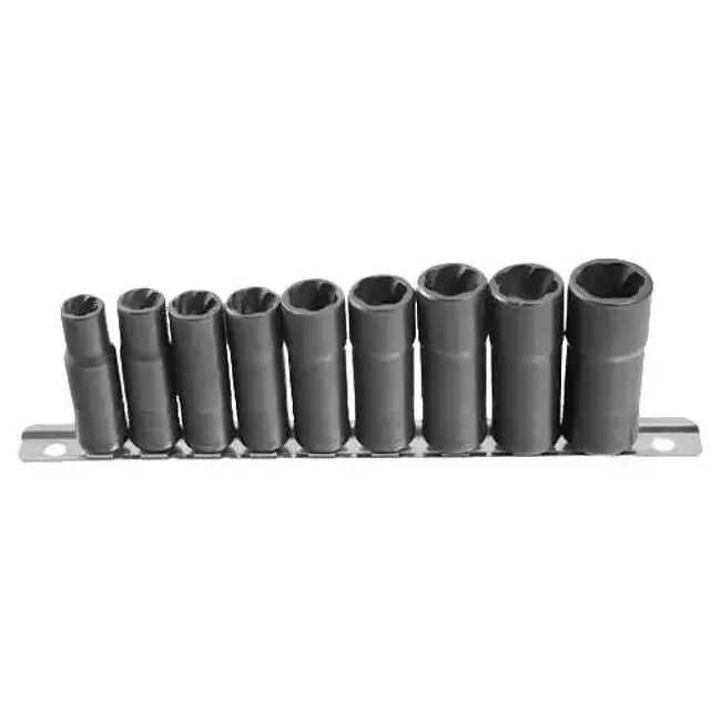 Time-Limited Ken-Tool 30109 - 3/8 in. Drive Twist Socket Set On Rail (9 Pcs)