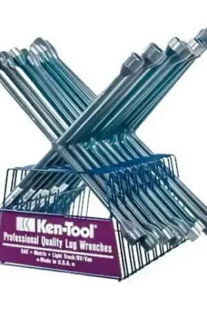 Ken-Tool 35648 - 4 Way 10 Piece Lug Wrench Assortment with Rack Sale