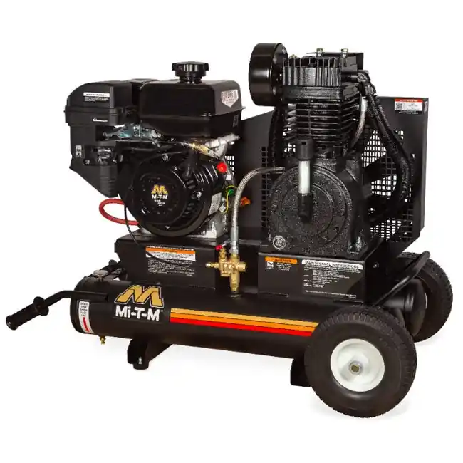 Mi-T-M AM2-PM09-08M - 8-Gallon Two Stage Gasoline Air Compressor Professional Grade