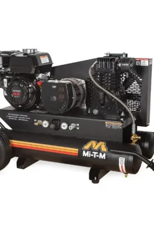 Express Delivery Mi-T-M AG1-PH65-08M1 - 8-Gallon Single Stage Gasoline Combination Air Compressor / Generator