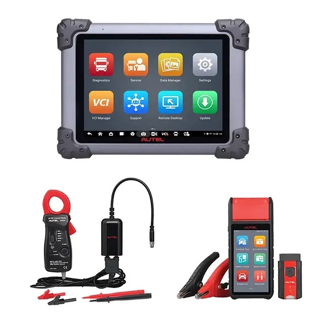 New Arrival Autel MS908CVIIBUN MaxiSYS EV CV + Battery Diagnostic Bundle